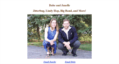 Desktop Screenshot of dabe-and-janelle.com