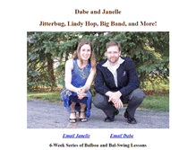 Tablet Screenshot of dabe-and-janelle.com